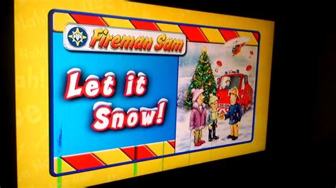 Fireman Sam let it snow DVD menu walkthrough - YouTube