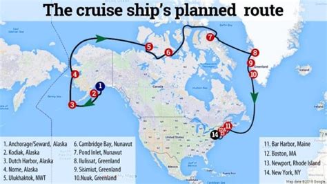 Arctic rescue fears loom as massive cruise ship prepares to sail Northwest Passage - North - CBC ...