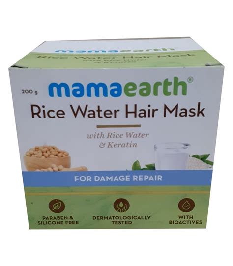 Mamaearth Rice Water Hair Mask, Type Of Packaging: Box, Cream at Rs 599 ...