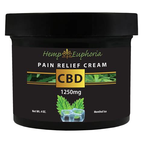 Hemp Pain Relief Cream - Hemp Euphoria