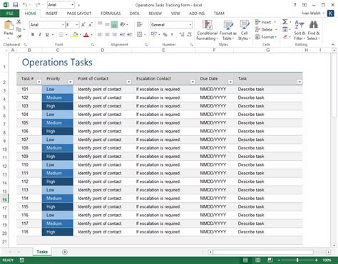 Operations Guide Template (MS Word/Excel) – Templates, Forms, Checklists for MS Office and Apple ...