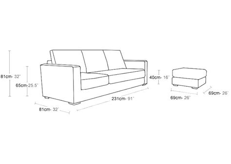 5 Pics Sofa Standard Dimensions In Cm And View - Alqu Blog