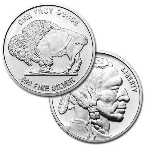 Silver Buffalo Rounds | Buy 1 Oz Silver Rounds | Money Metals®