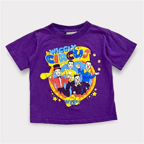 The Wiggles “Wiggly Circus” Live Concert T-shirts Purple 3T (95cm ...