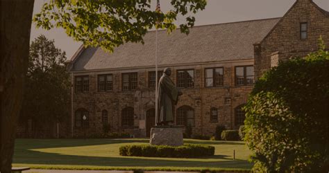 statue-outside-wartburg-seminary - Wartburg Seminary