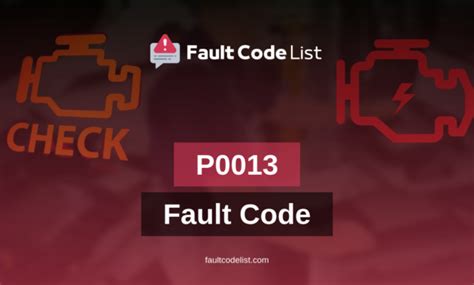 P0013 Fault Code - Fault Code