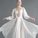 Wedding Robe / Glossy Shine Bridal Robe / Sheer Wedding Robe / - Etsy