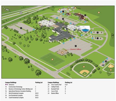 Mvcc Map Of Campus