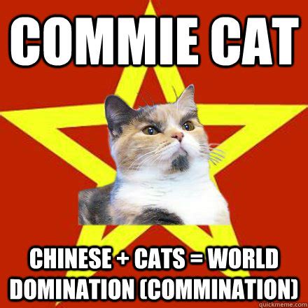 Commie Cat Chinese Cat Meme - Cat Planet | Cat Planet