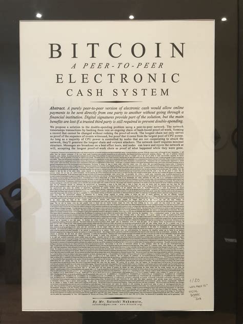 In 8 days, it will be the 10th birthday of the Bitcoin White Paper ...