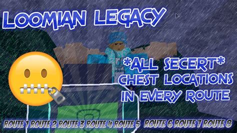 Loomian legacy: all secret chest locations in all routes*including route 8* - YouTube