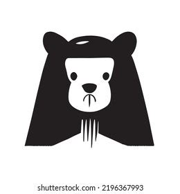 Bear Head Logo Vector Illustration Stock Vector (Royalty Free ...