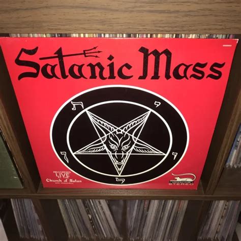 ORIGINAL ANTON SZANDOR LaVey Vinyl Satanic Mass Bible Church of Satan Halloween EUR 360,02 ...
