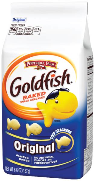 Goldfish Crackers Nutrition Label