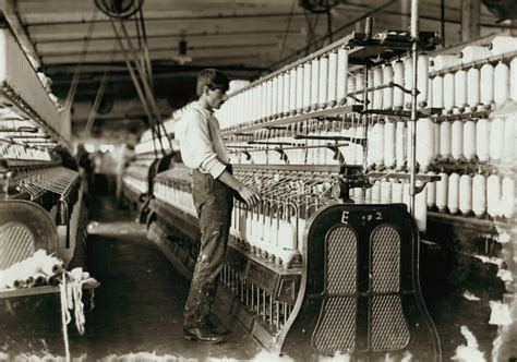 Textile Mill 1908 Na Warper At His Machine At The Catawba Cotton Mill In Newton North Carolina ...