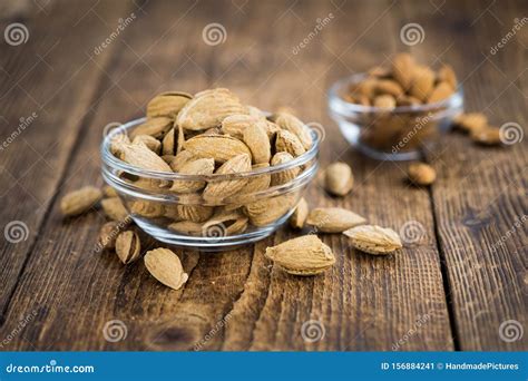 Almonds with Shell Roasted and Salted Stock Image - Image of nutrition, nutshell: 156884241