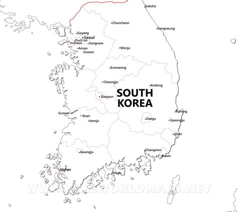 South Korea Maps