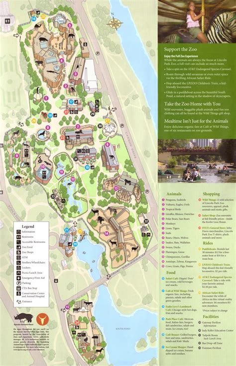 Lincoln Park Zoo Map – Printable Map of The United States