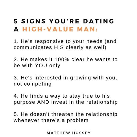 5 Signs You're Dating A High Value Man Pictures, Photos, and Images for ...