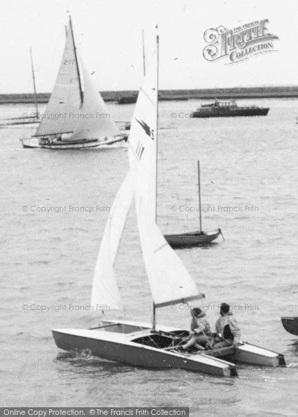 Photo of Burnham On Crouch, Sailing On A Catamaran c.1960