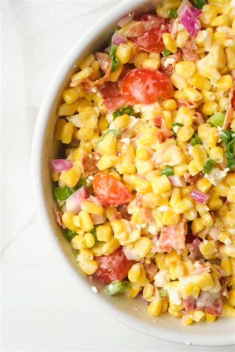 Sweet corn salad - Drizzle Me Skinny!