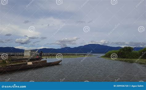 Small Jetty on Lindu Lake Lore Lindu National Park, Central Sulawesi ...