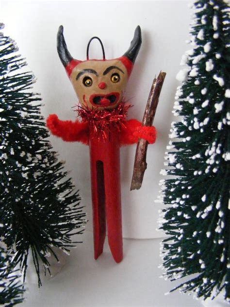 Krampus | Handmade christmas ornaments, Krampus, Yule crafts