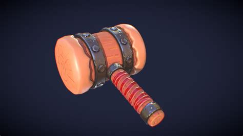 Wooden Hammer Free - Download Free 3D model by _Alexandr (@a_l_e_x_a_n ...