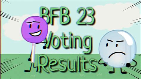 BFB 23 Voting Results - YouTube