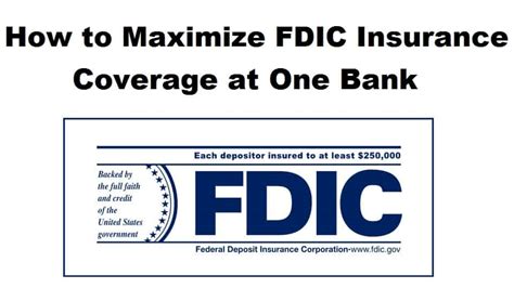 Maximize Your FDIC Insurance