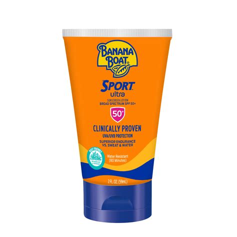 Banana Boat Sport Performance Broad Spectrum Sunscreen SPF 50 Travel Size - Shop Sunscreen ...