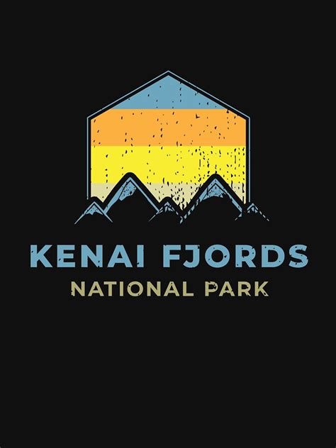 "Kenai Fjords National Park Hiking Camping Gift" T-shirt by NationalParksCo | Redbubble