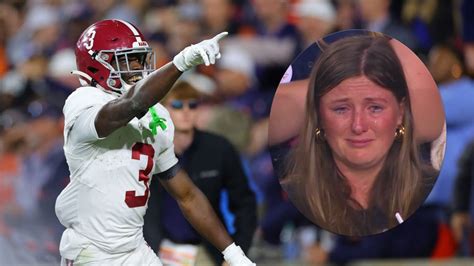 Crying Auburn Girl Goes Viral After All-Time Iron Bowl Meltdown