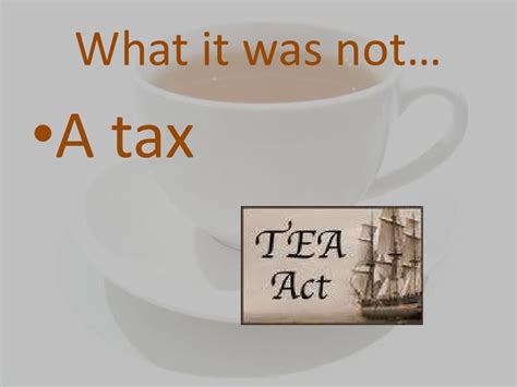 The tea act