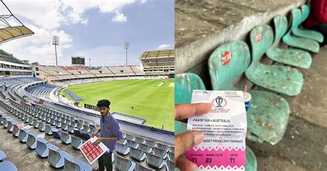 Cricket World Cup 2023: A Fan Posts The Pathetic Condition Of Seats In The Hyderabad Stadium