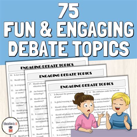 75 Debate Topics for High School – Education is Lit