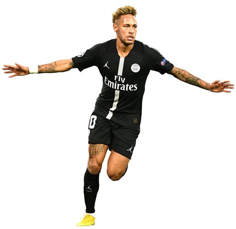 Neymar Paris Saint-Germain football render - FootyRenders