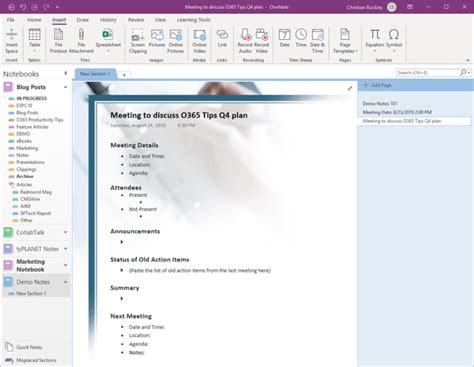 Jumpstart Note-taking with OneNote Templates – buckleyPLANET