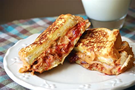 Peanut Butter & Jelly French Toast Sandwich