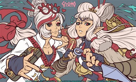 Impa And Purah - TLOZ Age of Calamity - Flats by DasGnomo on DeviantArt ...