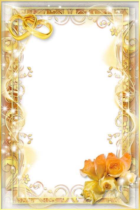 Download Gold Flower Frame Image HQ PNG Image | FreePNGImg