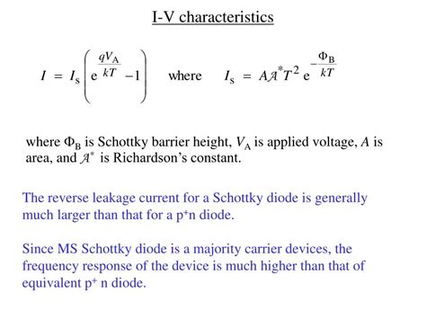 PPT - SCHOTTKY BARRIER DIODE PowerPoint Presentation, free download - ID:3195946