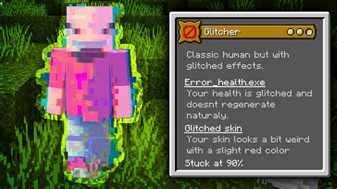 Minecraft Origins Mod: Glitcher (Custom Origin) - YouTube