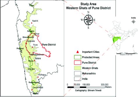 Map of the study area-The Western Ghats of Maharashtra (Protected Area ...