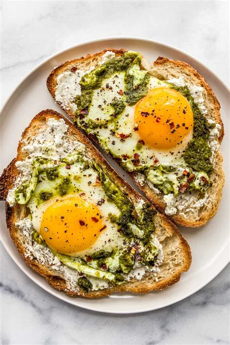 Pesto Eggs Recipe - This Healthy Table