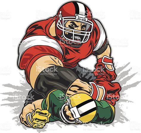 Football FIELD GOAL TACKLE Clip Art | American Football Player Clip Art ...