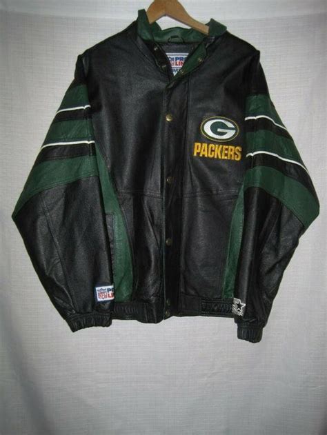 Vintage Green Bay Packers Leather Jacket - Cairoamani.com