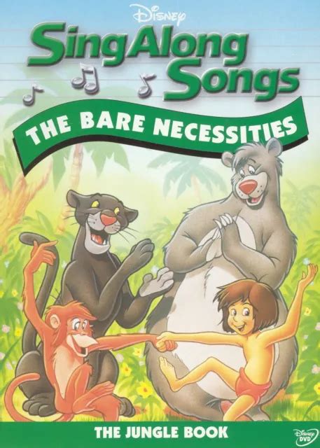 SING-ALONG SONGS - The Bare Necessities DVD Incredible Value and Free ...