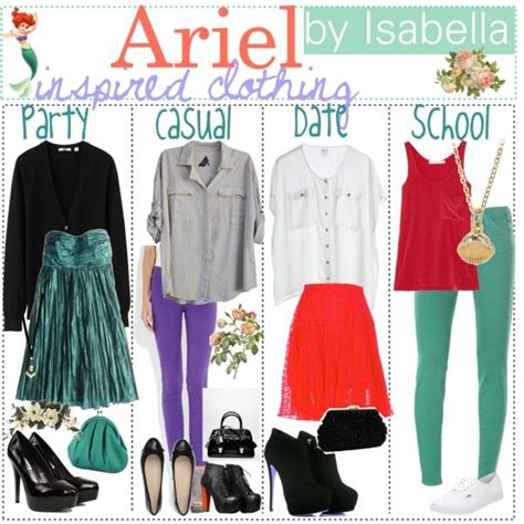 Ariel Inspired Clothing | Disney princess outfits, Disney inspired outfits, Disney themed outfits