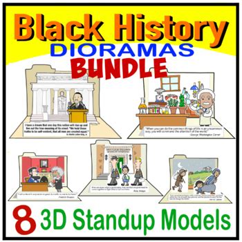 Black History Dioramas Bundle by ROSSCO | TPT